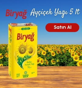 Biryağ Ayçiçek Yağı 5 lt. Teneke