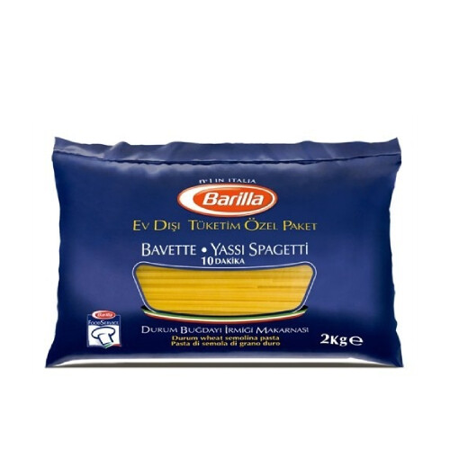 Barilla - Barilla Bavette (Yassı Spagetti) Makarna 2 kg