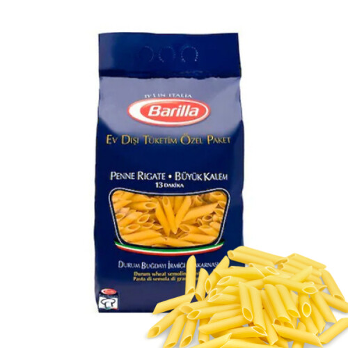 Barilla - Barilla Penne Rigate Büyük Kalem Makarna 2 kg
