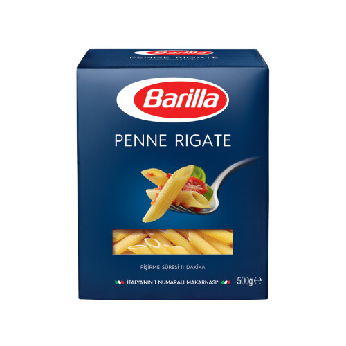 Barilla - Barilla Penne Rigate Kalem Makarna 500 gr
