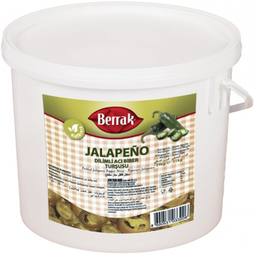 Berrak Turşu - Berrak Dilimli Jalapeno Biber Turşusu 20 KG
