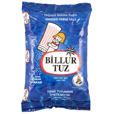 Billur Tuz - Billur Tuz Rafine İyotlu Sofra Tuzu 1500 gr