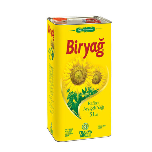 Biryağ - Biryağ Ayçiçek Yağı 5 lt