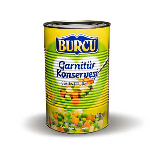 Burcu Gıda - Burcu Garnitür Konservesi 4 kg