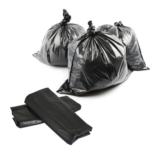  - Dökme Siyah Çöp Torbası 80 cm x 110 cm 25 kg