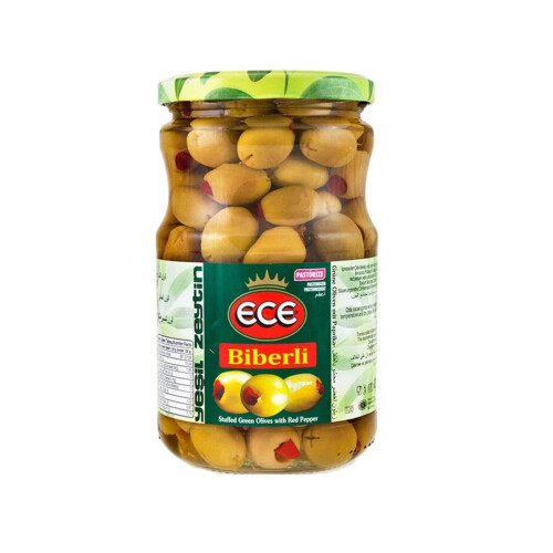 Ece - Ece Biberli Yeşil Zeytin 720 gr