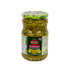 Ece - Ece Dilimli Yeşil Zeytin 720 gr