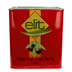 Elit - Elit Doğal Yağlı Siyah Zeytin 261-290 10 Kg