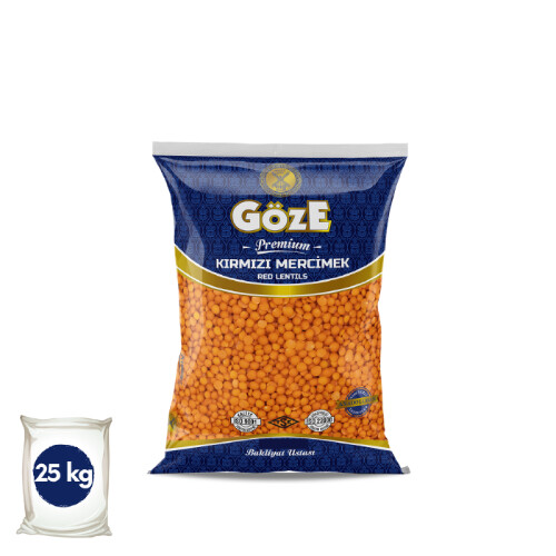 Göze - Göze Kırmızı Mercimek 25 kg
