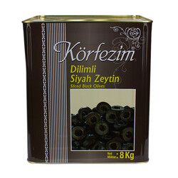 Körfezim - Körfezim Dilimli Siyah Zeytin 8 kg