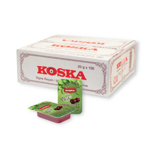 Koska - Koska Vişne Reçeli 20 grx100 Adet