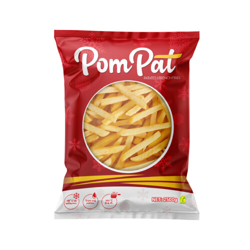 Pompat - PomPat Dond. Dilim Patates 9X9 2,5 kg (KG)