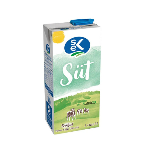 Sek - Sek Yarım Yağlı Süt 1 lt