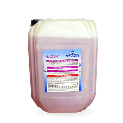 Veggy - Veggy Hagent Endüstriyel Elde Bulaşık Yıkama Deterjanı 5 lt
