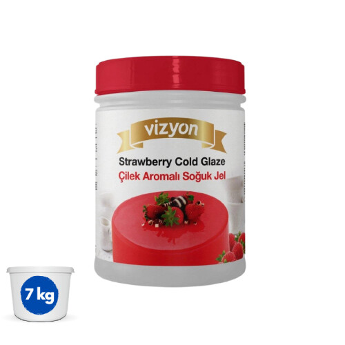 Vizyon - Vizyon Çilekli Soğuk Jöle 7 kg