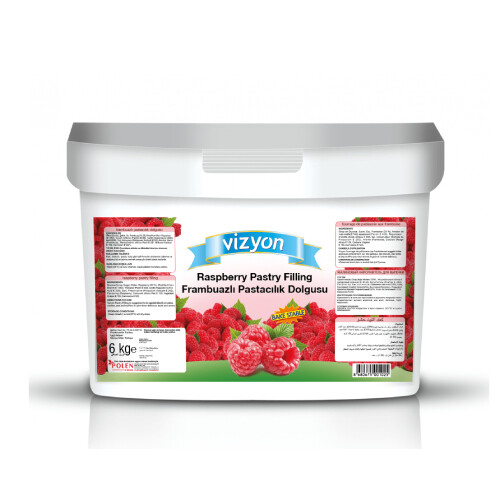 Vizyon - Vizyon Frambuazlı Pasta Dolgu Kreması 6 kg