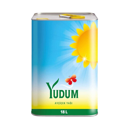 Yudum - Yudum Ayçiçek Yağı 18 lt Teneke